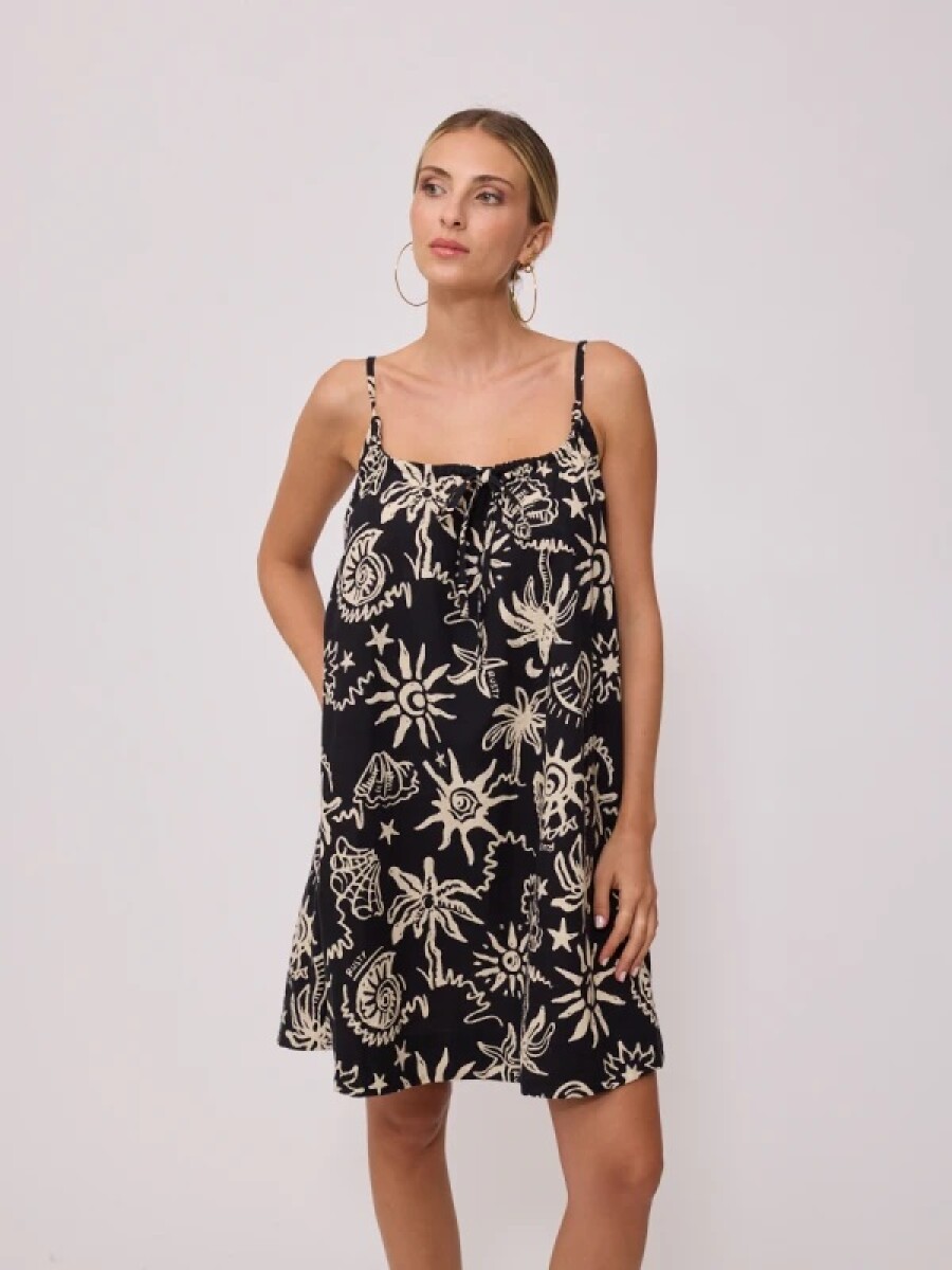 VESTIDO RUSTY ARTYA - NEGRO 