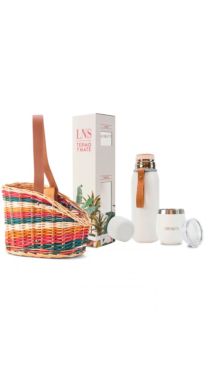KIT MATERO LAOS - BLANCO C/MULTICOLOR 