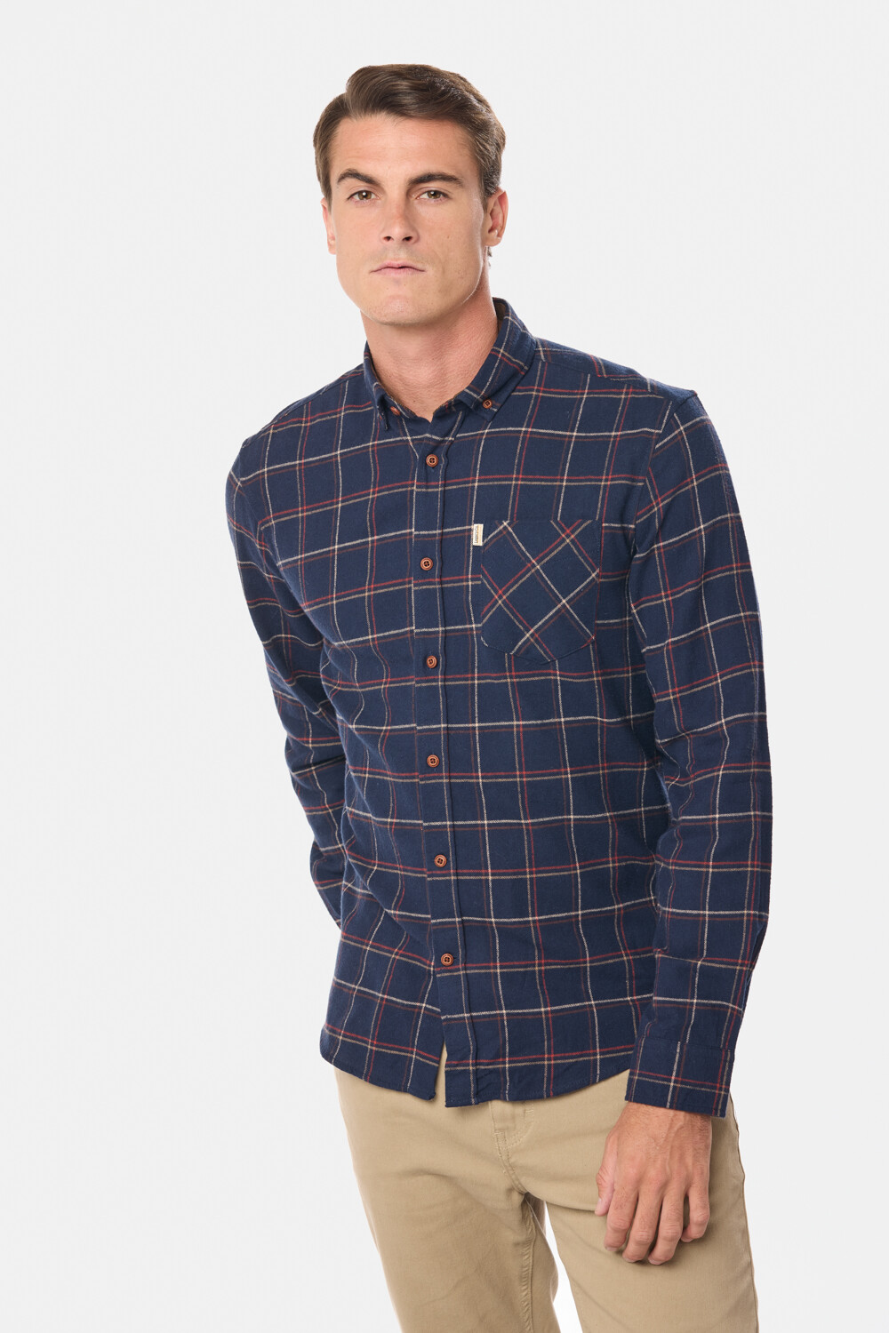 CAMISA DE VIYELA Azul