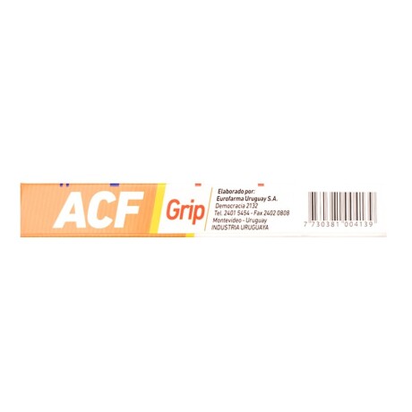 Acf Grip Naranja 8 Comprimidos Acf Grip Naranja 8 Comprimidos