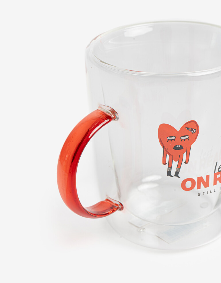 Artículos cocina Taza De Vidrio Broken Hearts - Combinacion Tricolor