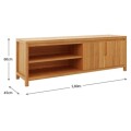 RACK NATURE 2 PUERTAS - RUSTICO CLARO RACK NATURE 2 PUERTAS - RUSTICO CLARO
