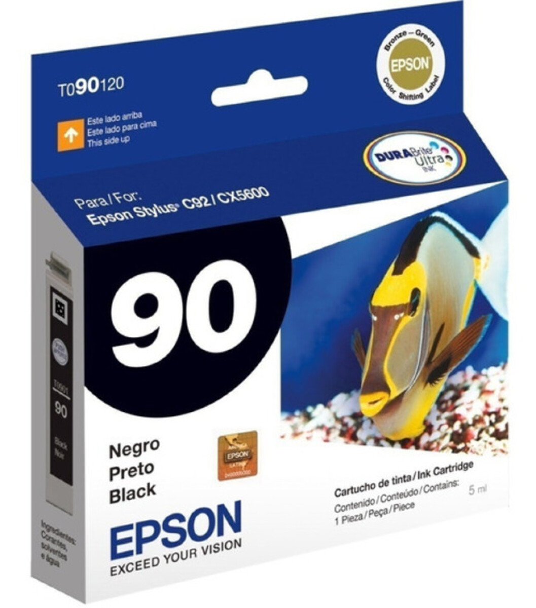 EPSON T090120 (90) NEGRO C92/CX5600/T20/21/TX110/4360 (D) - Epson T090120 (90) Negro C92/cx5600/t20/21/tx110/4360 (d) 