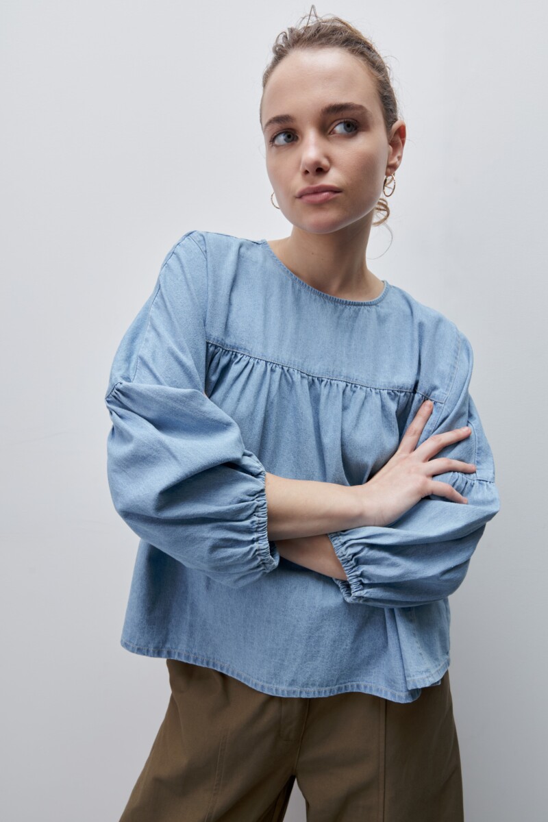 BLUSA RODY Celeste