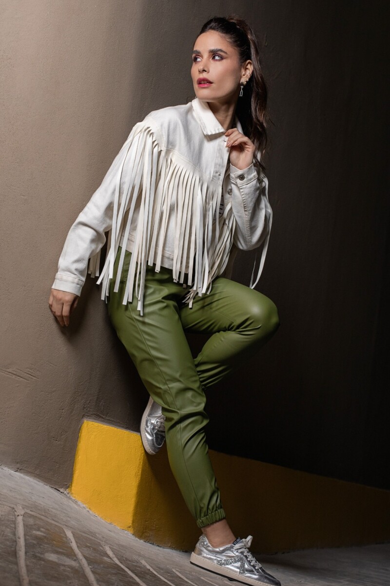 Campera Indian. Natural.