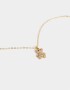 Cadena Corta con Dije Packaging especial Collar De Oso Con Strass - Dorado