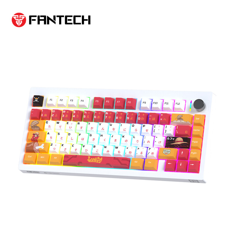 Teclado Gamer Fantech MK921 Luffy One Piece Switch Brown Teclado Gamer Fantech MK921 Luffy One Piece Switch Brown