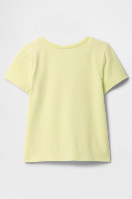 Remera Logo Gap Toddler Niña Citron