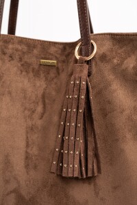 Travel Bag Gamuza Vegana Marrón