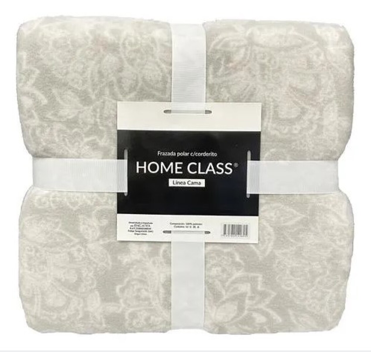 Frazada con Corderito 2 PLAZA Home Class 200 x 240 cm - FLORES ARENA 