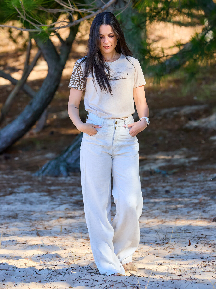 Remera Riviera - Beige 