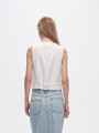 Chaleco Nayara Marfil / Off White