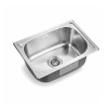 Pileta simple cocina acero inox. 201 con Válvula Pileta Simple Cocina Acero Inox. 201 Con Válvula