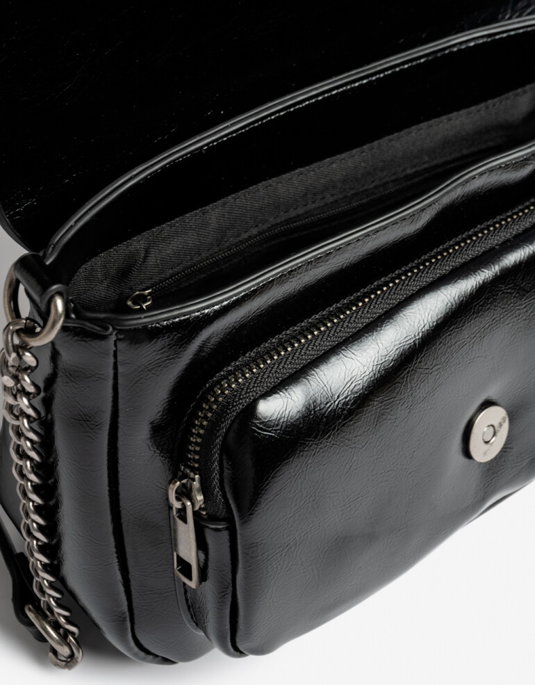 Bandoleras Cartera Formato Bandolera Negro - Negro