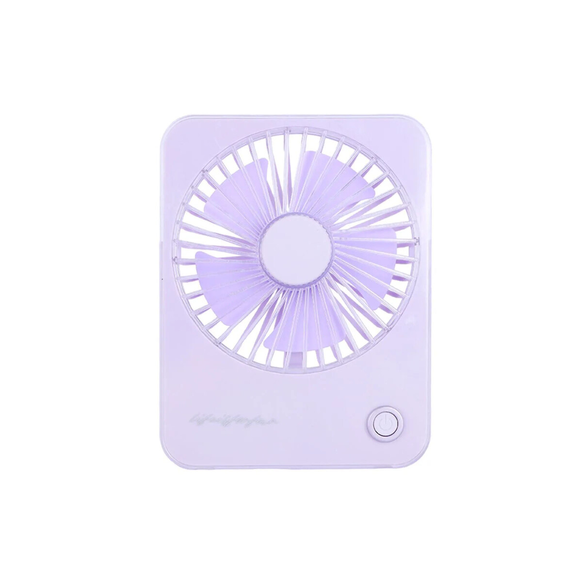 Ventilador plegable inalámbrico - lila 