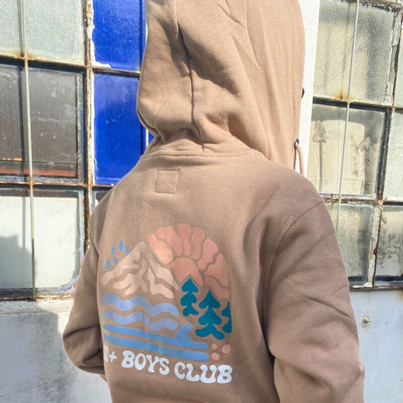 Campera con Estampa N+ Tostado