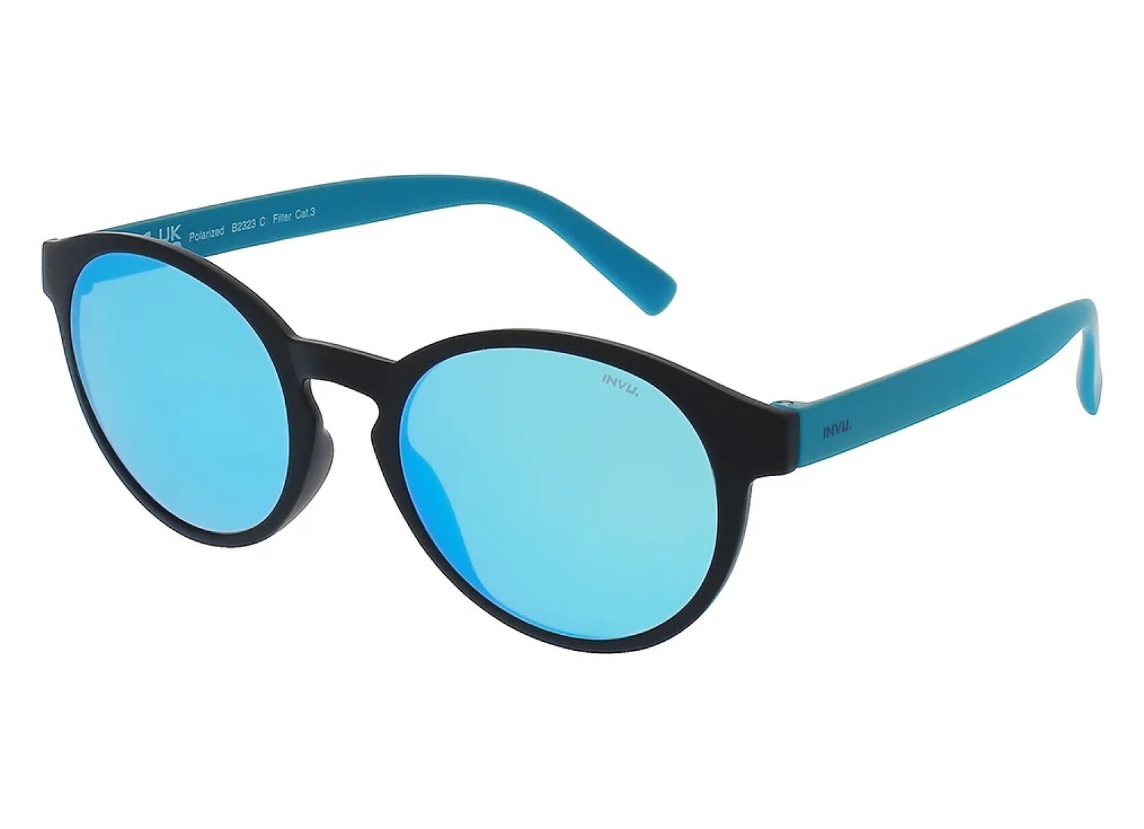 INVU B2323C M.Black/Turquoise Polarized 