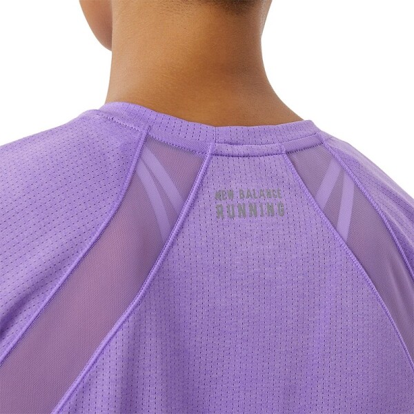 Remera New Balance Impact Run Violeta