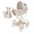 Set Coche Muñecas De Cuevas Niños Juguete Plegable + Bolso Variante Color Rosa