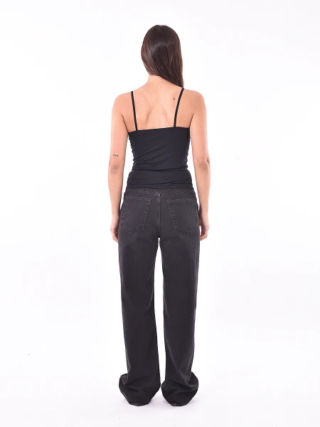 MUSCULOSA BASICA SEAMLESS NEGRO