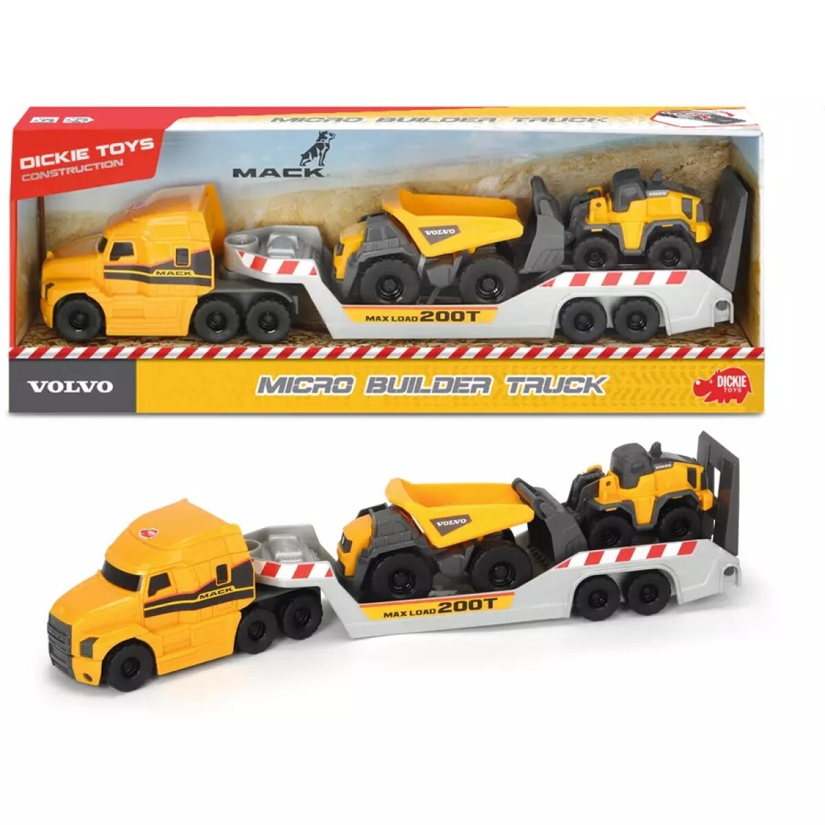 Camion De Carga De Construcción Volvo Dickie Toys 