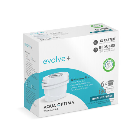 Pack x6 Filtros Purificadores Evolve Aqua Optima 001