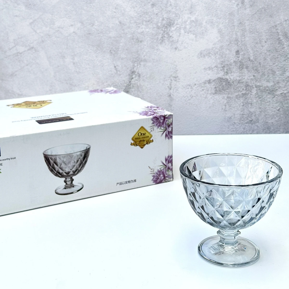 Compotera/Copa Postre Vidrio 300ml x6 Unidades 