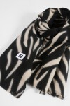 Bufanda cebra negro