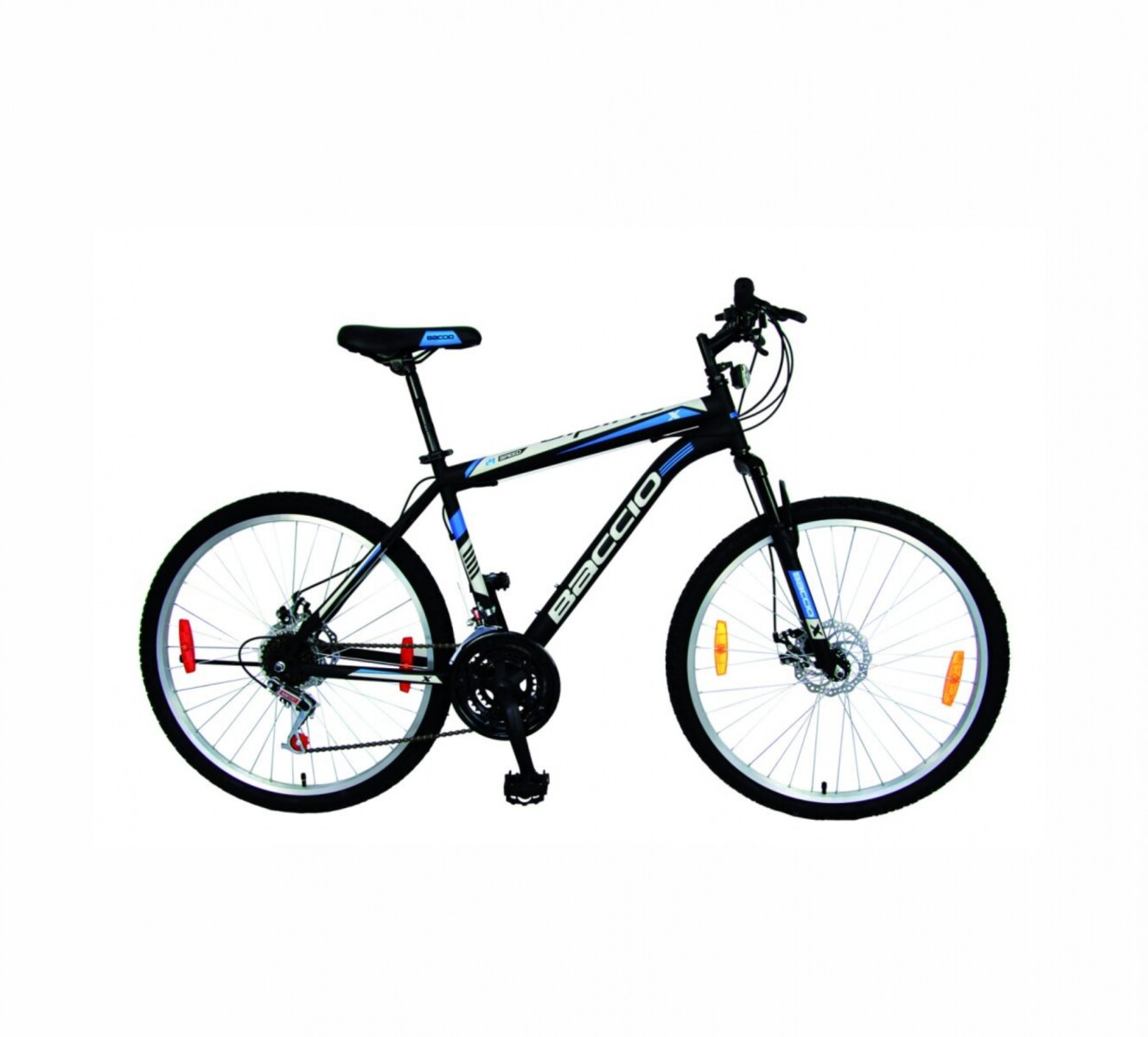 BICICLETA BACCIO ALPINA X MAN ROD. 26 - NEGRA/AZUL 