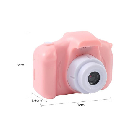Cámara Digital Infantil Sumergible C/Correa Full Hd Rosa