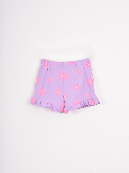 CONJUNTO BLUSA + SHORT LILA