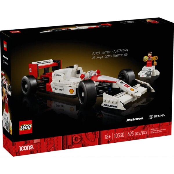Lego Maclaren Mp4-4 y Airton Senna 8672 Lego Maclaren Mp4-4 y Airton Senna 8672