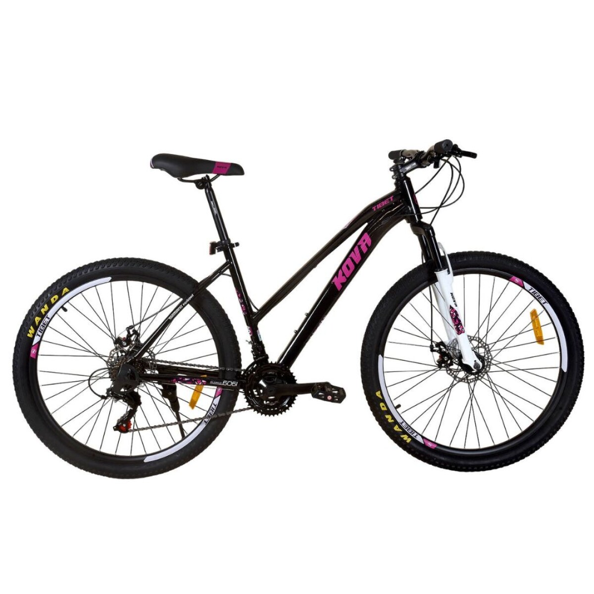 Bicicleta Tibet Kova 27.5 Dama F/Disco Negro/Blanco/Morado 