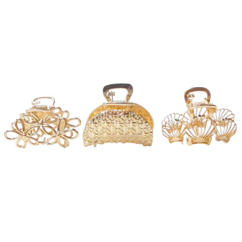 Broches pinzas dorada Broches Pinzas Dorada