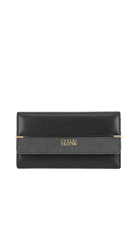 BILLETERA COVERI LARGA NEGRO