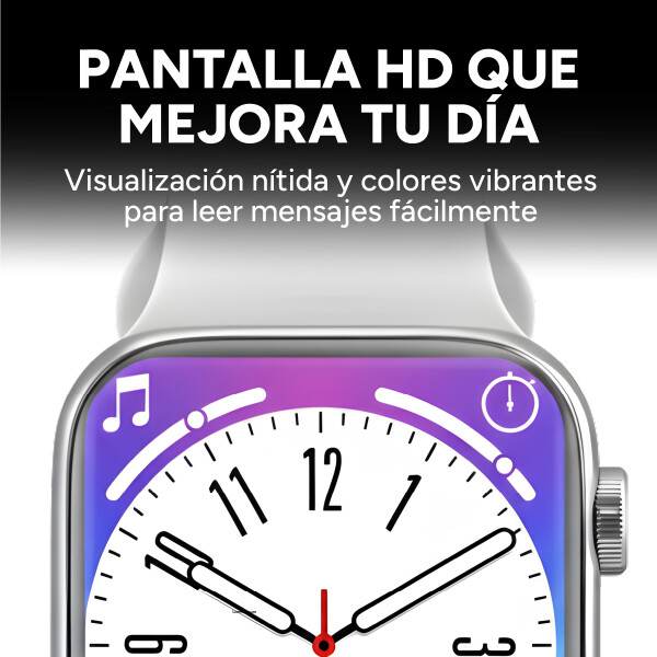 Reloj Inteligente Smartwatch Pro T700S Bluetooth Fitness Color Variante Blanco