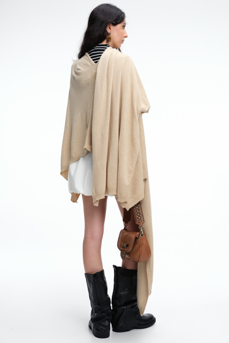 PONCHO Beige