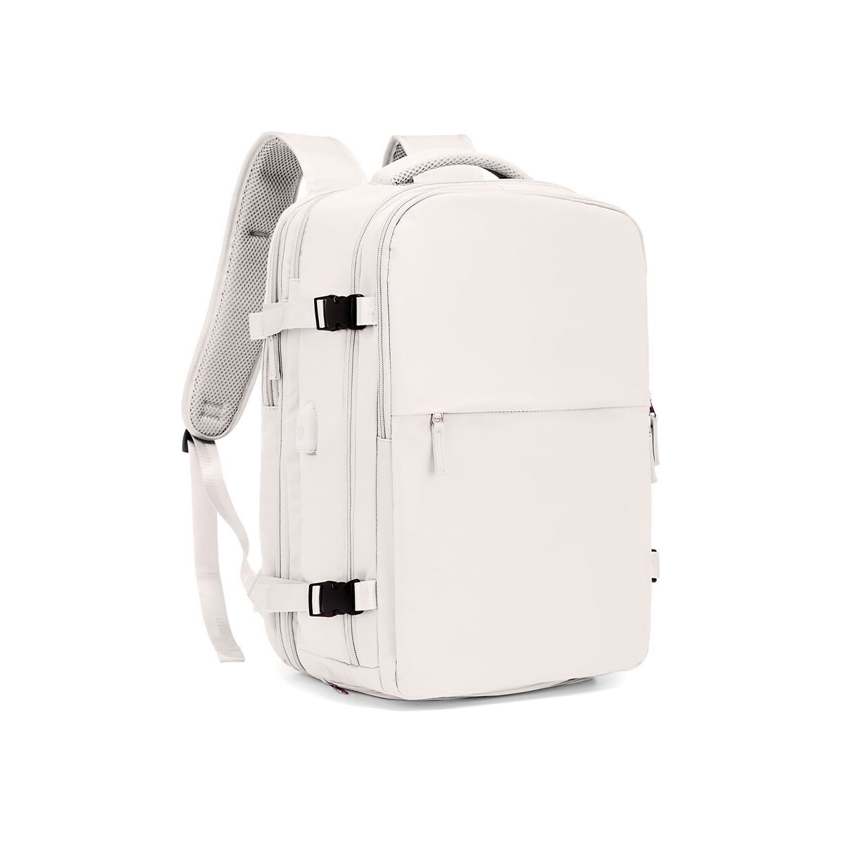 Mochila Expandible Para Viajar - Beige 