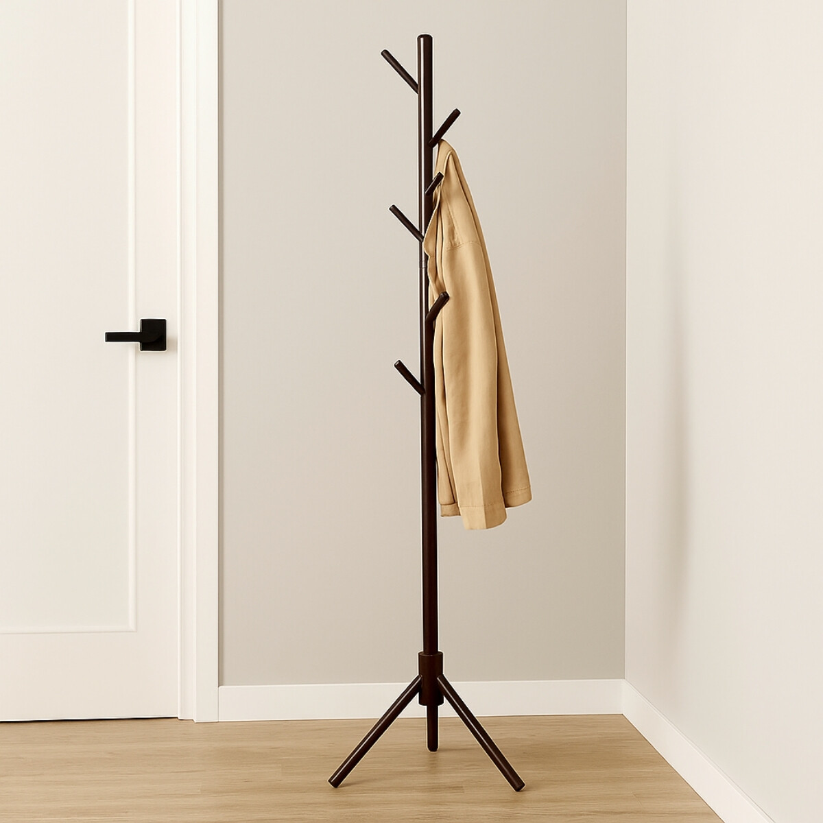 Perchero de pie 175 x 43 cm - NEGRO 