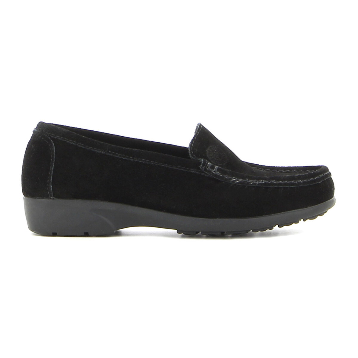 Mocasín Country de Mujer Gamuza 24hs Ibiza - Negro 