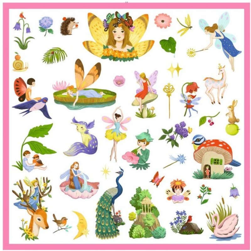 STICKERSX160 Stickers X160 Unidades Design By Hualing Xu 4-7 Años Djeco