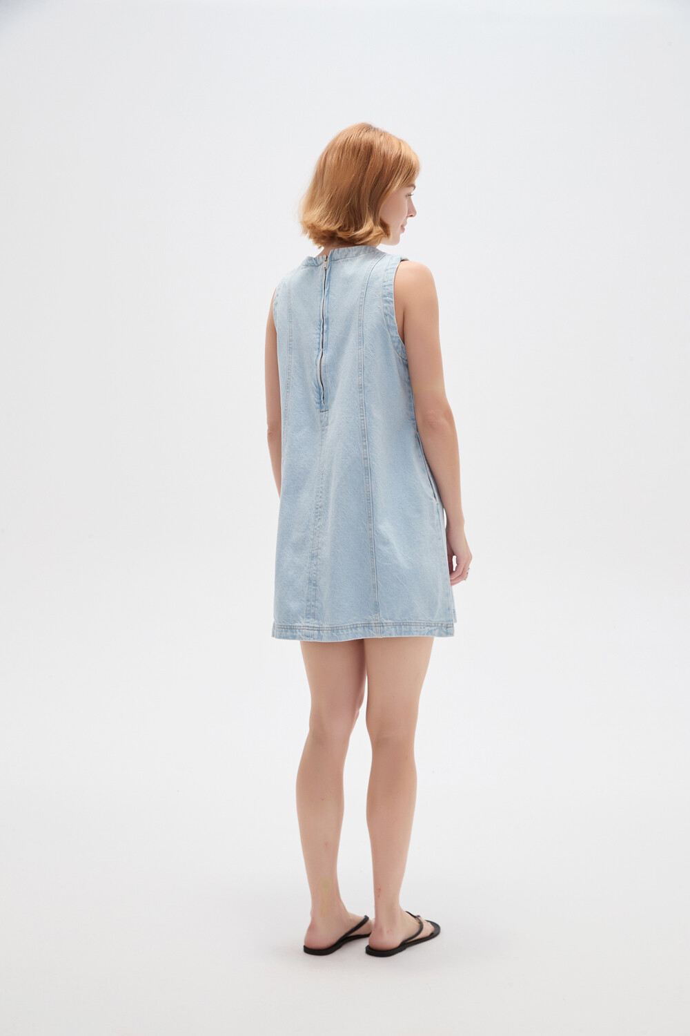Vestido Aurei Celeste Claro