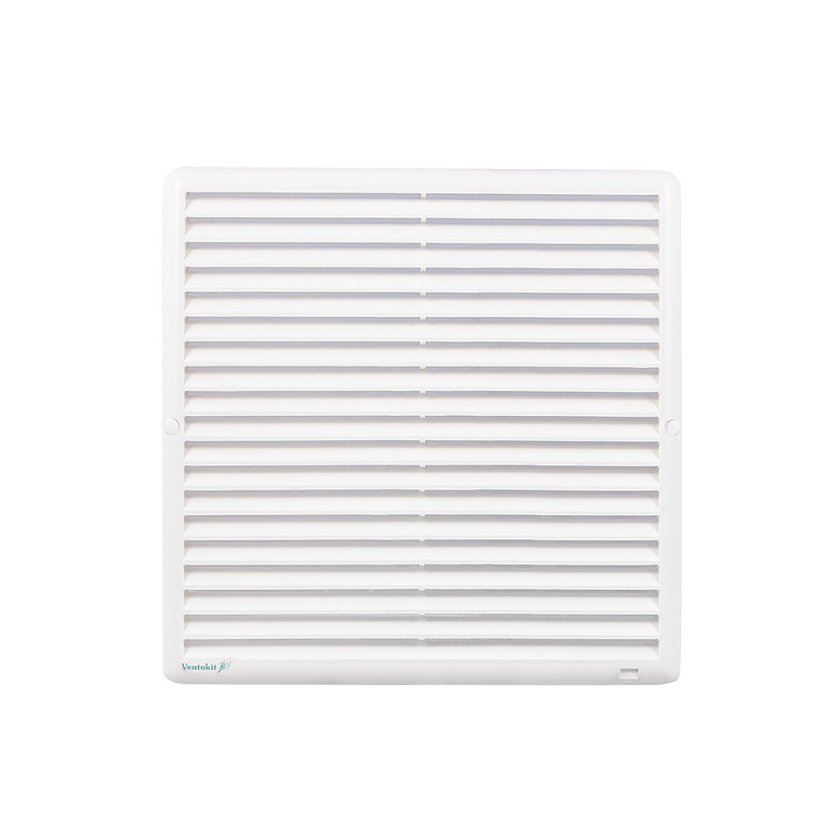 Rejilla de Ventilación PVC 25x25cm con mosquitero Ventokit 