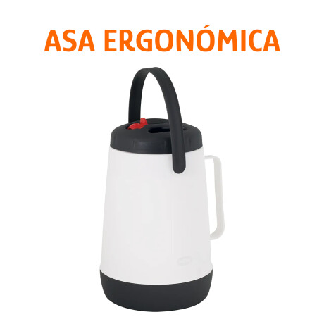 Jarra Térmica Mor Camp 2,5L Frío/Calor PicoVertedor Portatil Blanco