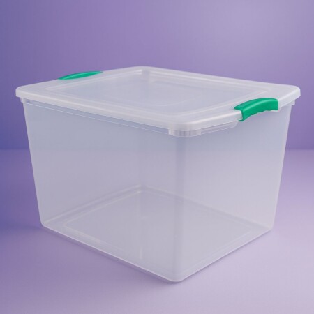 Caja organizadora 28 Litros Wenbox transparente Caja organizadora 28 Litros Wenbox transparente