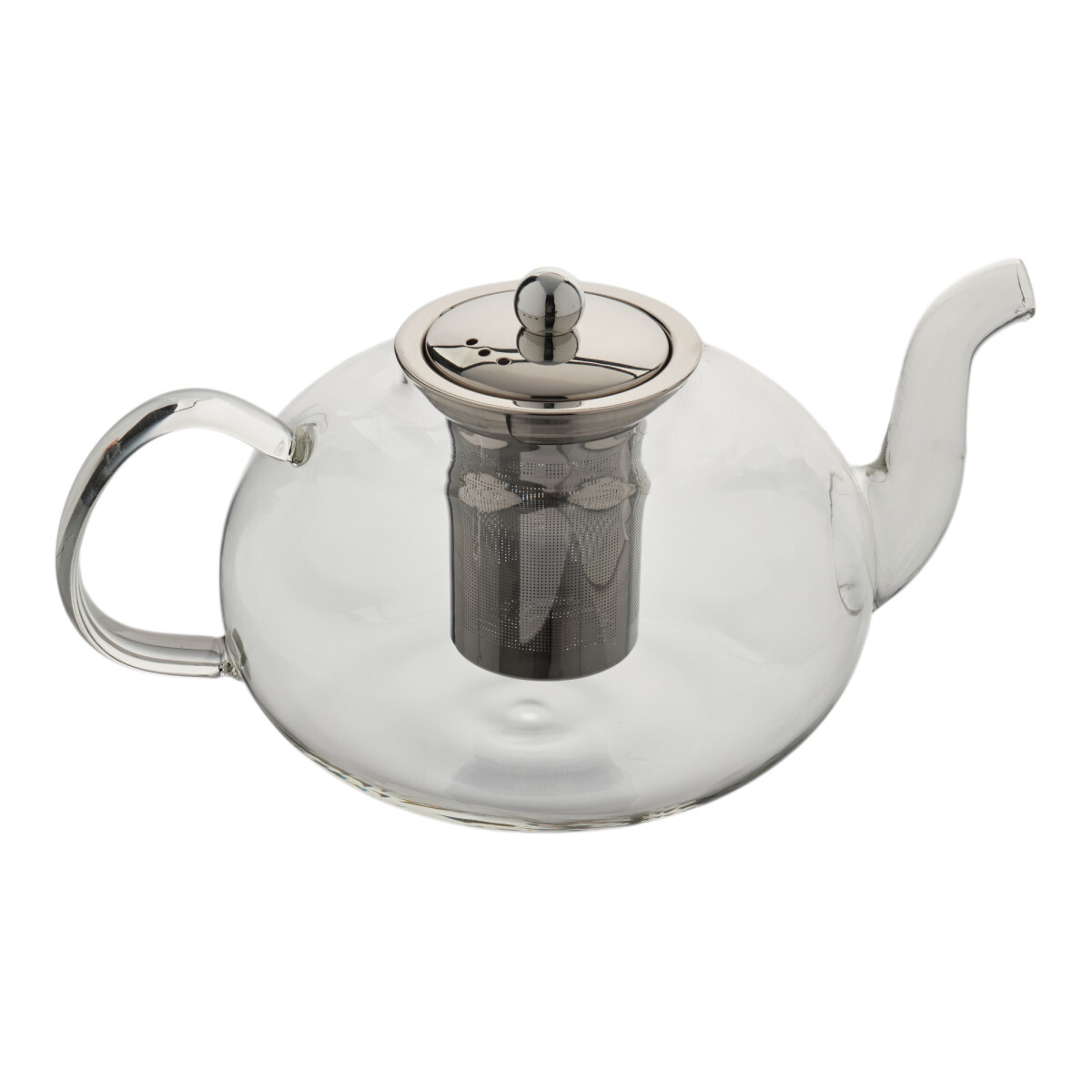 Tetera De Vidrio Borosilicato 1.5l Con Filtro Acero Inoxidable 