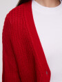 Cardigan Ahualoa Rojo