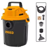 ASPIRADORA 10LT SECO HUMEDO TANQUE PLASTICO INGCO VC10101 ASPIRADORA 10LT SECO HUMEDO TANQUE PLASTICO INGCO VC10101