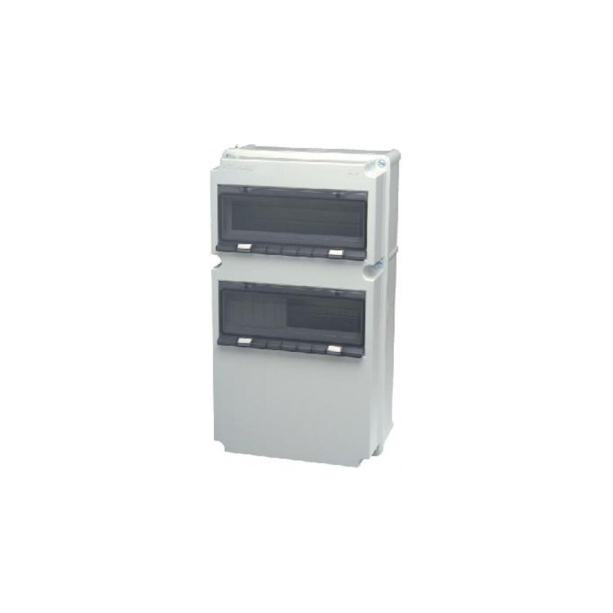 Caja Shock Box din bipolar IP67 puerta transparente STECK - 12 térmicas 