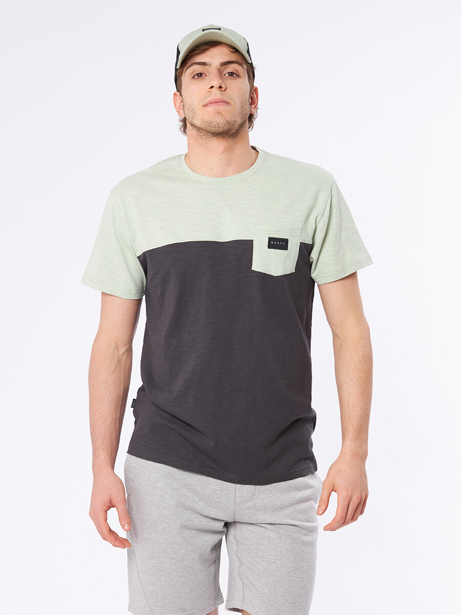 T-SHIRT FORKE RUSTY - Gris Oscuro 